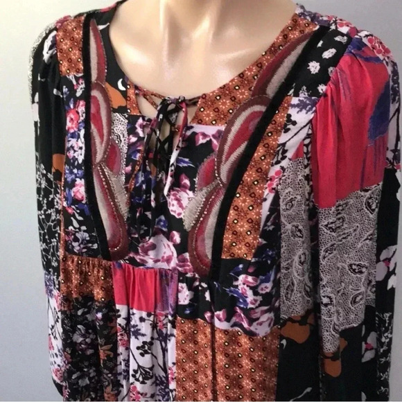 Anthropologie Arcata Patchwork Dress by One September size XS - Picture 2 of 7